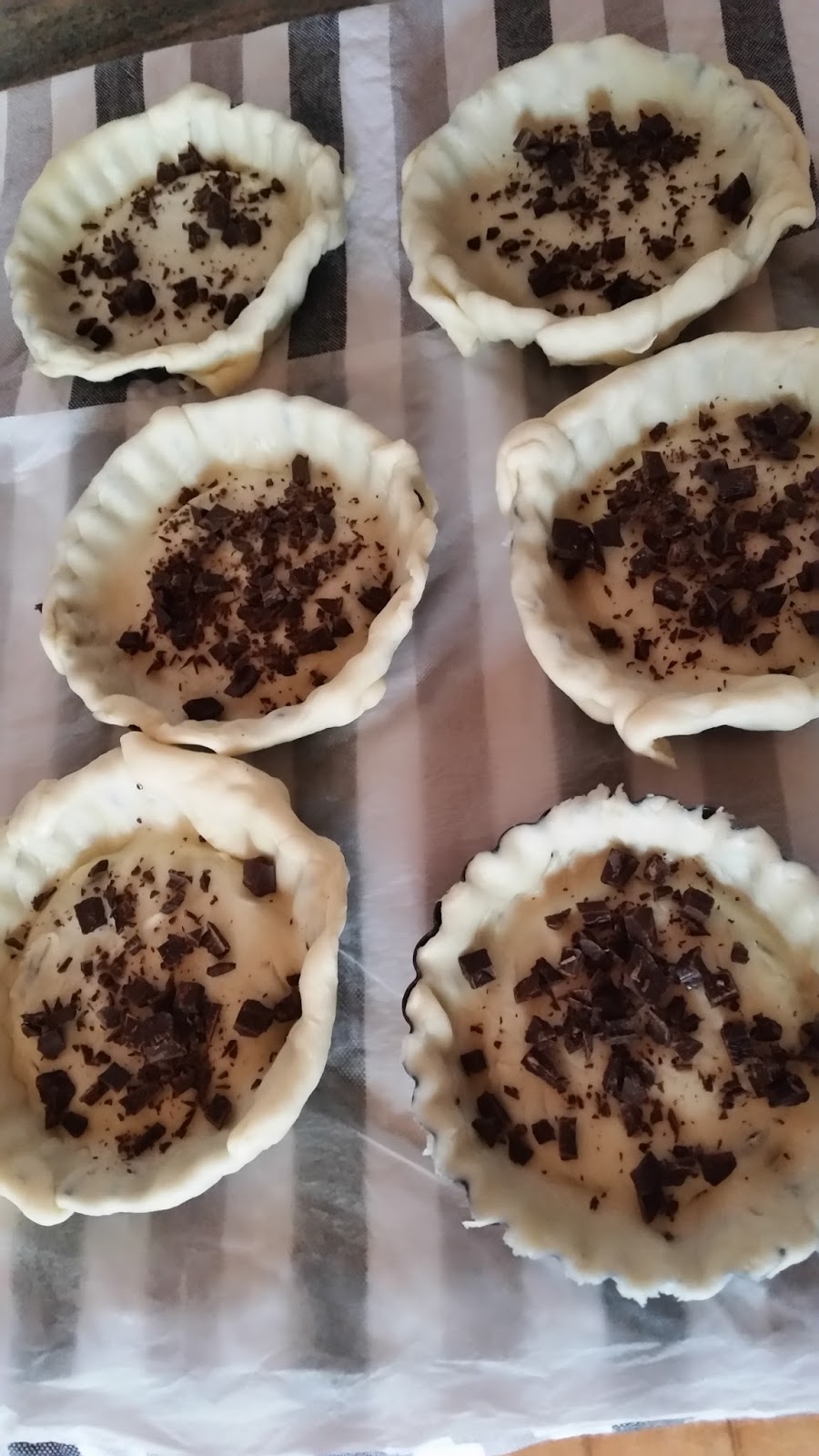 Vegane Schokolade Pudding Tartelettes