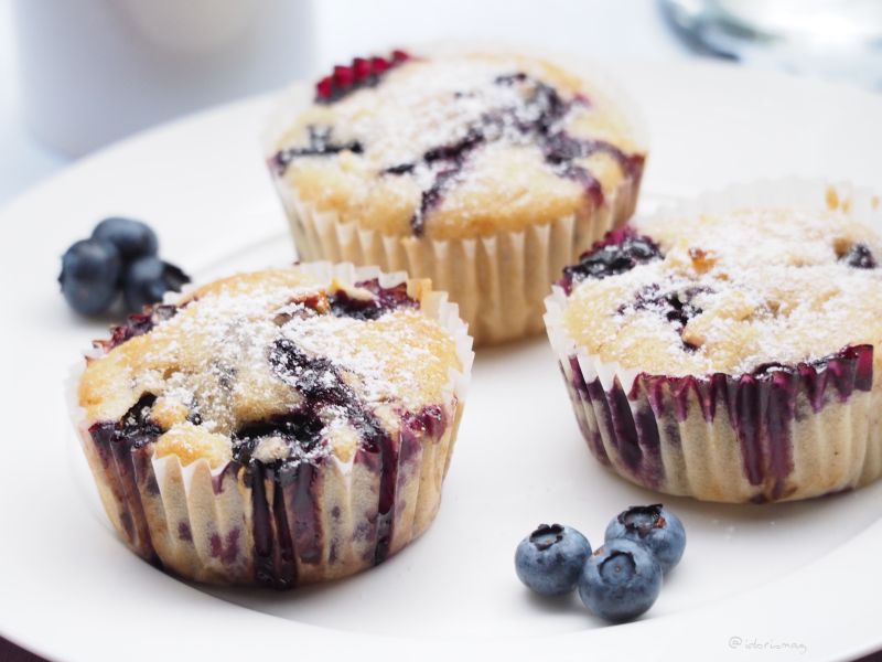 Vegan Blueberry Muffins - Quick & Easy Recipe