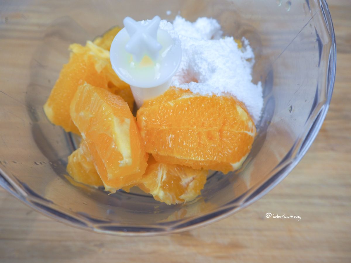 Cashew Vanille Creme mit fruchtigen Orangen - Veganes Rezept