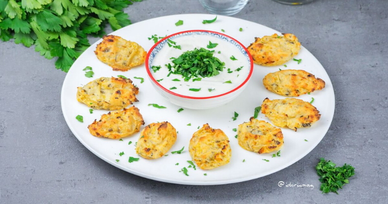 Kartoffel Nuggets Vegan mit Joghurt Dip