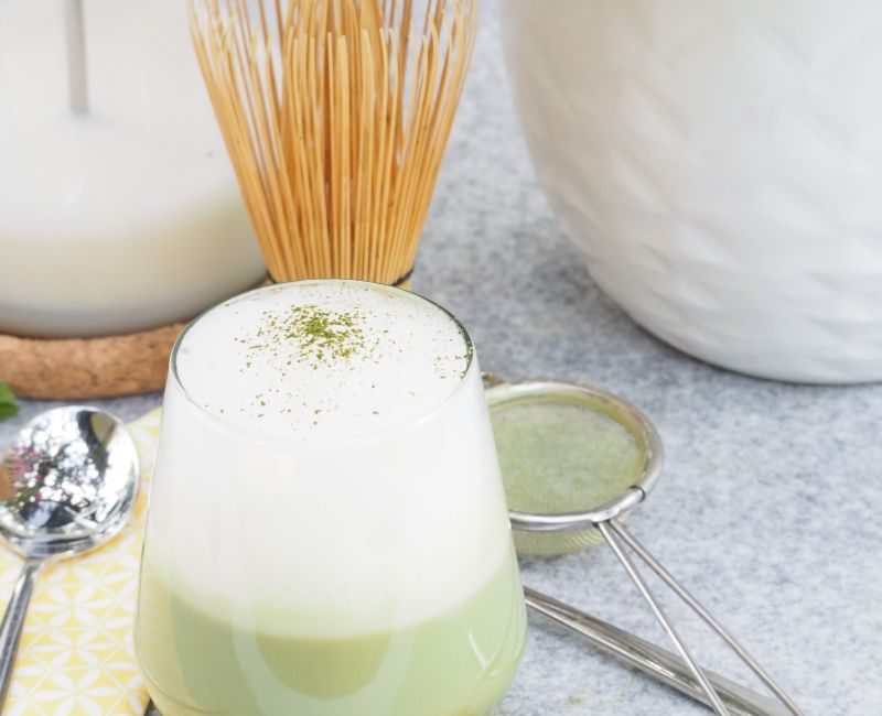 Matcha Orange Iced Tea Vegan Recipe 