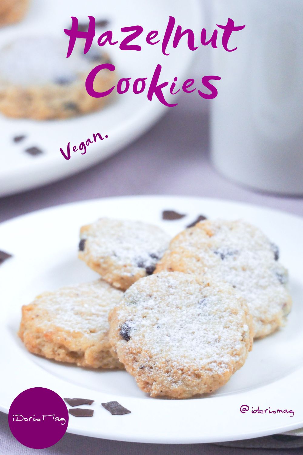 Vegan Hazelnut Cookies - Quick and Easy
