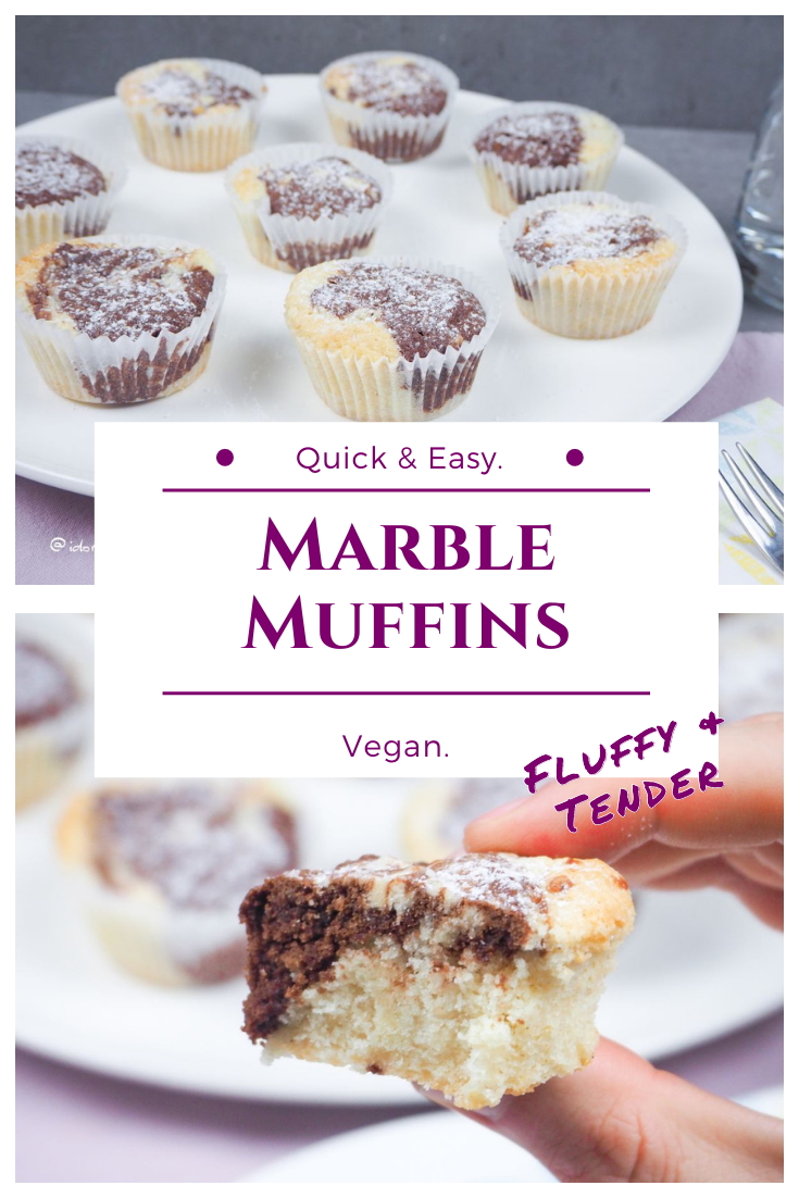 Vegan Marble Muffins Recipe