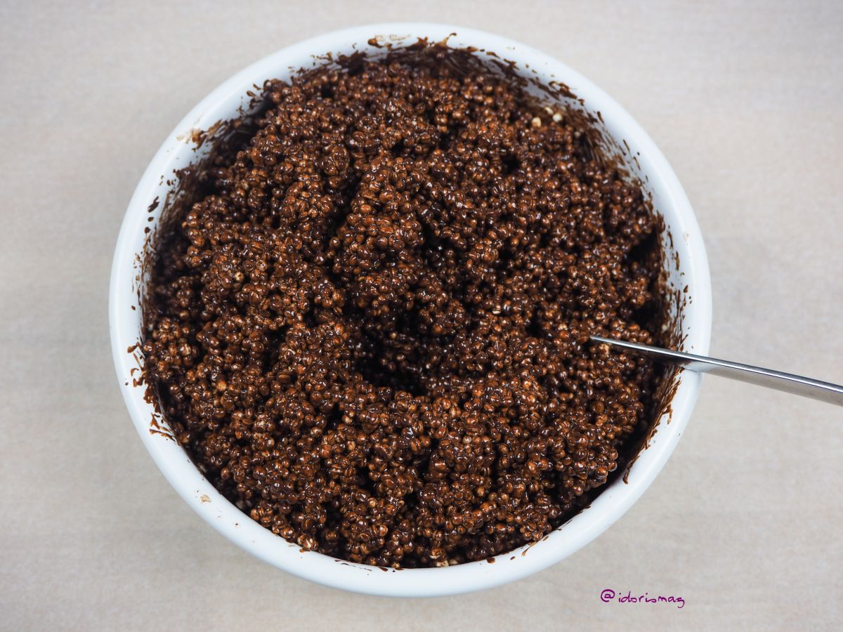 Quinoa Schokolade Snack - Veganes Rezept