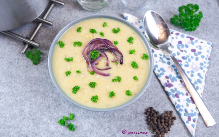 Veganes Rezept - Klassisch herzhafte Kartoffel Suppe